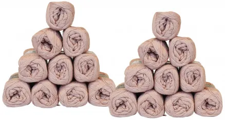 Mayflower Cotton 8/4 Lankapakkaus Yksivärinen 1489 Pölyinen roosa - 20 kpl - Mayflower Cotton 8/4 Lankapakkaus Yksivärinen 1489 Pölyinen roosa - 20 kpl