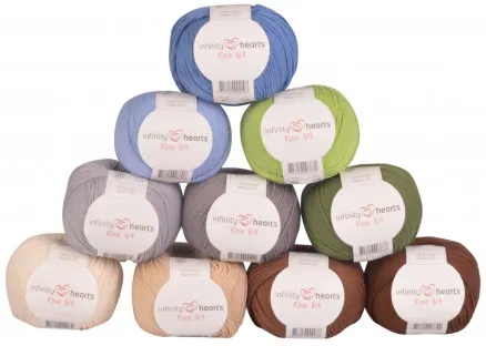 Infinity Hearts Rose 8/4 Lankapakkaus 04 Luonnon värit - 10 kpl - Lankapakkaus 04 Luonnon värit